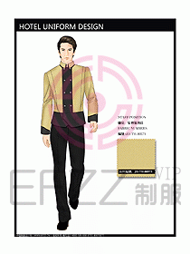 酒店中餐服務(wù)員制服設(shè)計(jì)圖1251