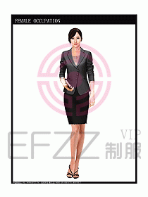 女時尚秋冬職業(yè)裝設計圖658