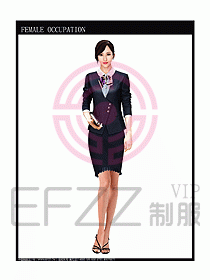 女時(shí)尚秋冬職業(yè)裝設(shè)計(jì)圖669