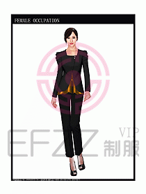女時尚秋冬職業(yè)裝設(shè)計圖670