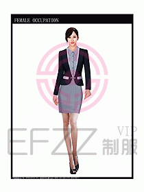 女時尚秋冬職業(yè)裝設計圖677