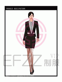 女時尚秋冬職業(yè)裝設(shè)計圖683