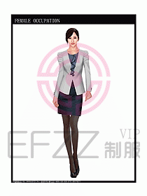 女時(shí)尚秋冬職業(yè)裝設(shè)計(jì)圖684