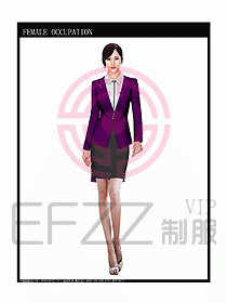 女時(shí)尚秋冬職業(yè)裝設(shè)計(jì)圖691