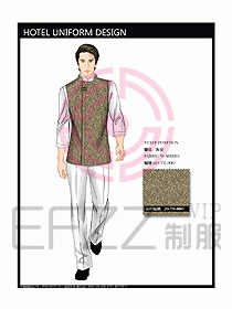 酒店客房服務(wù)員制服設(shè)計(jì)326