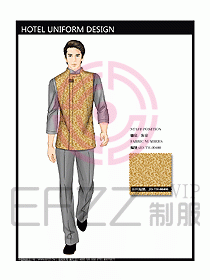 酒店客房服務(wù)員制服設(shè)計(jì)323