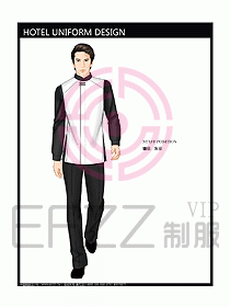 酒店客房服務(wù)員制服設(shè)計(jì)332