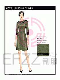 酒店客房服務(wù)員制服設(shè)計(jì)337