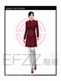 女職業(yè)裝大衣設(shè)計圖063