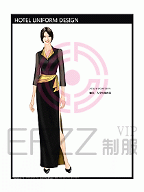 西餐咨客制服設(shè)計(jì)圖308