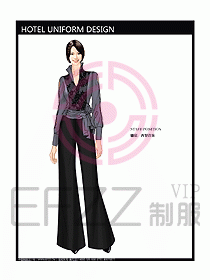 西餐咨客制服設(shè)計圖315