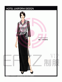 西餐咨客制服設(shè)計圖313