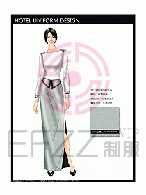 西餐咨客制服設計圖320