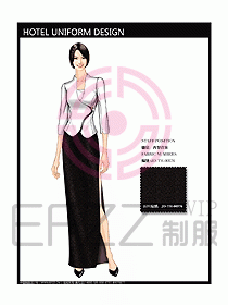 西餐咨客制服設(shè)計(jì)圖316