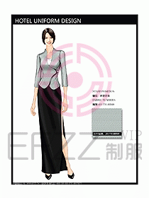 西餐咨客制服設(shè)計圖317