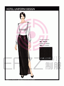 西餐咨客制服設(shè)計圖319