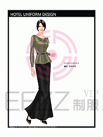西餐咨客制服設(shè)計(jì)圖323