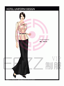 西餐咨客制服設(shè)計(jì)圖324