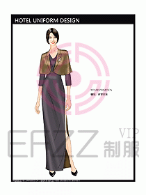 西餐咨客制服設(shè)計(jì)圖327