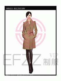 女職業(yè)裝大衣設計圖072