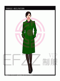 女職業(yè)裝大衣設(shè)計(jì)圖096