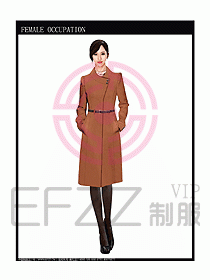 女職業(yè)裝OL大衣設(shè)計(jì)圖105