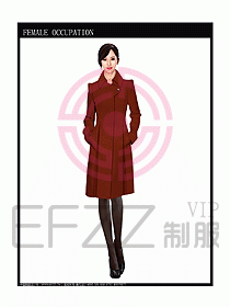 女職業(yè)裝OL大衣設(shè)計(jì)圖109