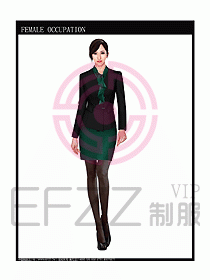 商城營業(yè)員服裝設(shè)計圖962