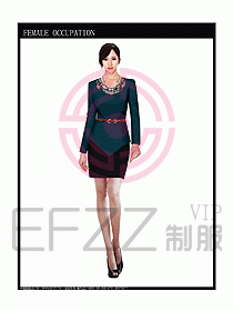 商城營(yíng)業(yè)員服裝設(shè)計(jì)圖979