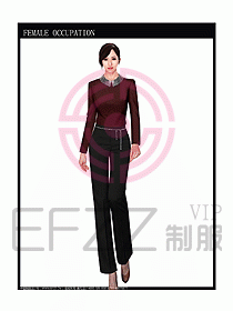 商城營業(yè)員服裝設計圖989