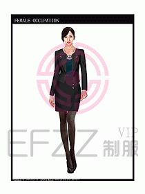 商城營業(yè)員服裝設計圖987