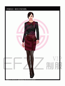 商城營業(yè)員服裝設(shè)計圖994