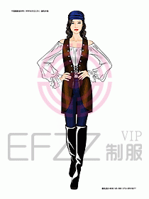 KTV男女服務(wù)員制服設(shè)計(jì)圖261