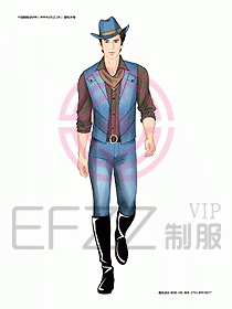 KTV男女服務員制服設(shè)計圖286