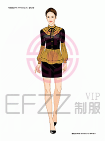 KTV男女服務(wù)員制服設(shè)計(jì)圖309