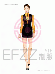 KTV男女服務(wù)員制服設(shè)計(jì)圖307
