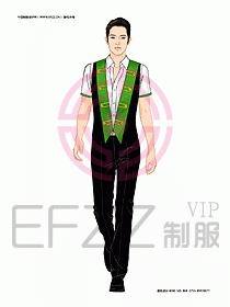 KTV男女服務員制服設(shè)計圖314