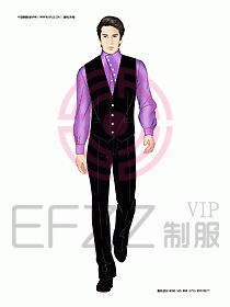 KTV男女服務(wù)員制服設(shè)計圖370