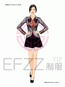 KTV男女服務(wù)員制服設(shè)計(jì)圖383