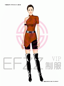 KTV男女服務(wù)員制服設(shè)計(jì)圖388