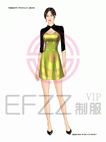 KTV男女服務(wù)員制服設(shè)計(jì)圖391