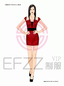 KTV男女服務員制服設計圖423