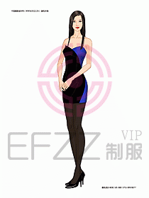 KTV男女服務(wù)員制服設(shè)計(jì)圖421