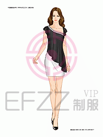 KTV男女服務(wù)員制服設(shè)計(jì)圖429