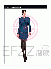 時尚職業(yè)女西服設計圖702