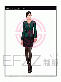 時尚職業(yè)女西服設(shè)計圖705