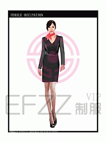 時(shí)尚職業(yè)女西服設(shè)計(jì)圖716