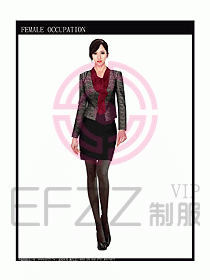 時尚職業(yè)女西服設(shè)計圖717