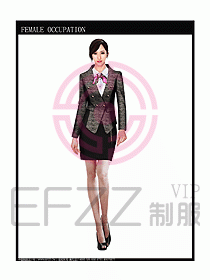 時尚職業(yè)女西服設(shè)計圖715