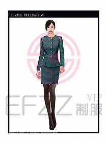 時(shí)尚職業(yè)女西服設(shè)計(jì)圖723